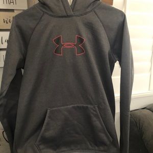 Under Armour Grey Black Hoodie